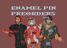 Load image into Gallery viewer, Baldurs Gate 3 Enamel Pins ( set 4 ) PRE-ORDERS