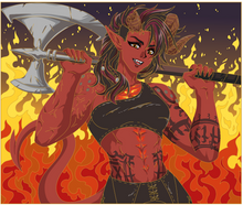 Load image into Gallery viewer, Karlach 90s Panel Pin