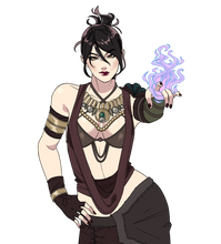 Load image into Gallery viewer, Morrigan Enamel Pin Preorder