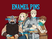 Load image into Gallery viewer, Dungeon Meshi Enamel Pins