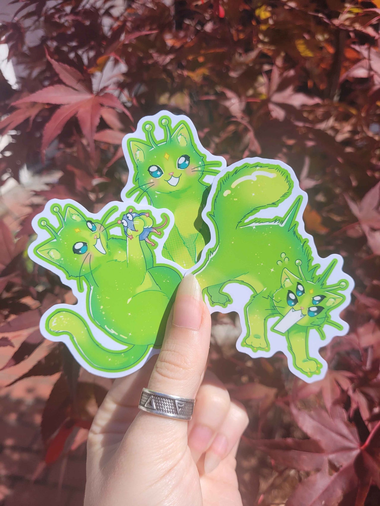 Alien Kitty Sticker Pack