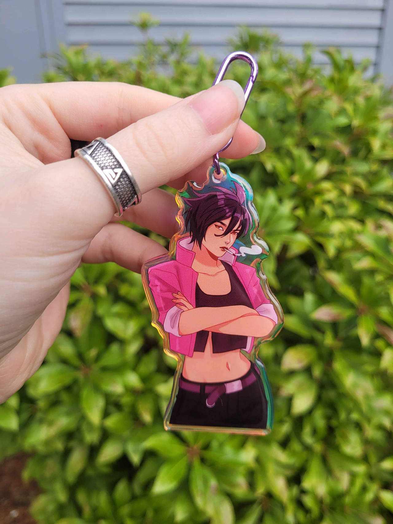 Invisigal Epoxy Charm
