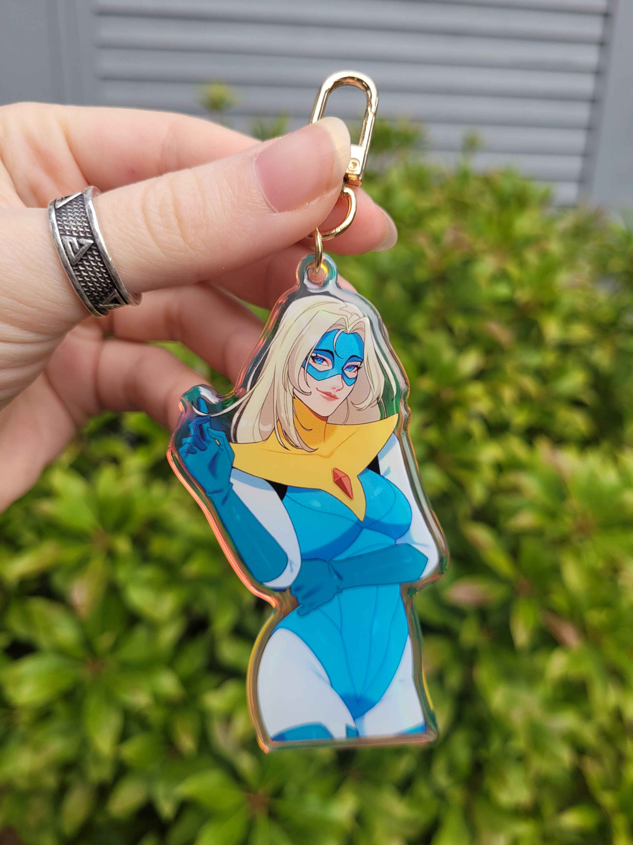 Blonde Blazer Epoxy Charm