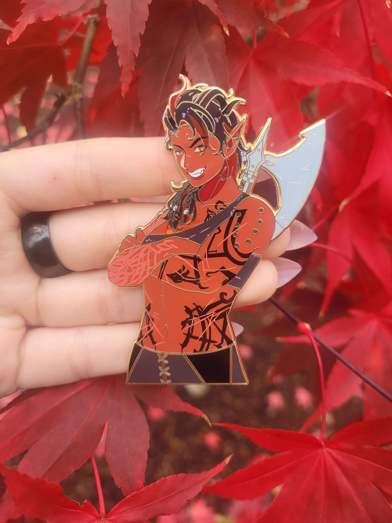 Karlach Enamel Pin