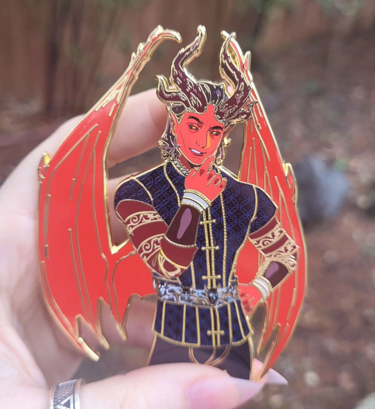 Raphael Enamel Pin