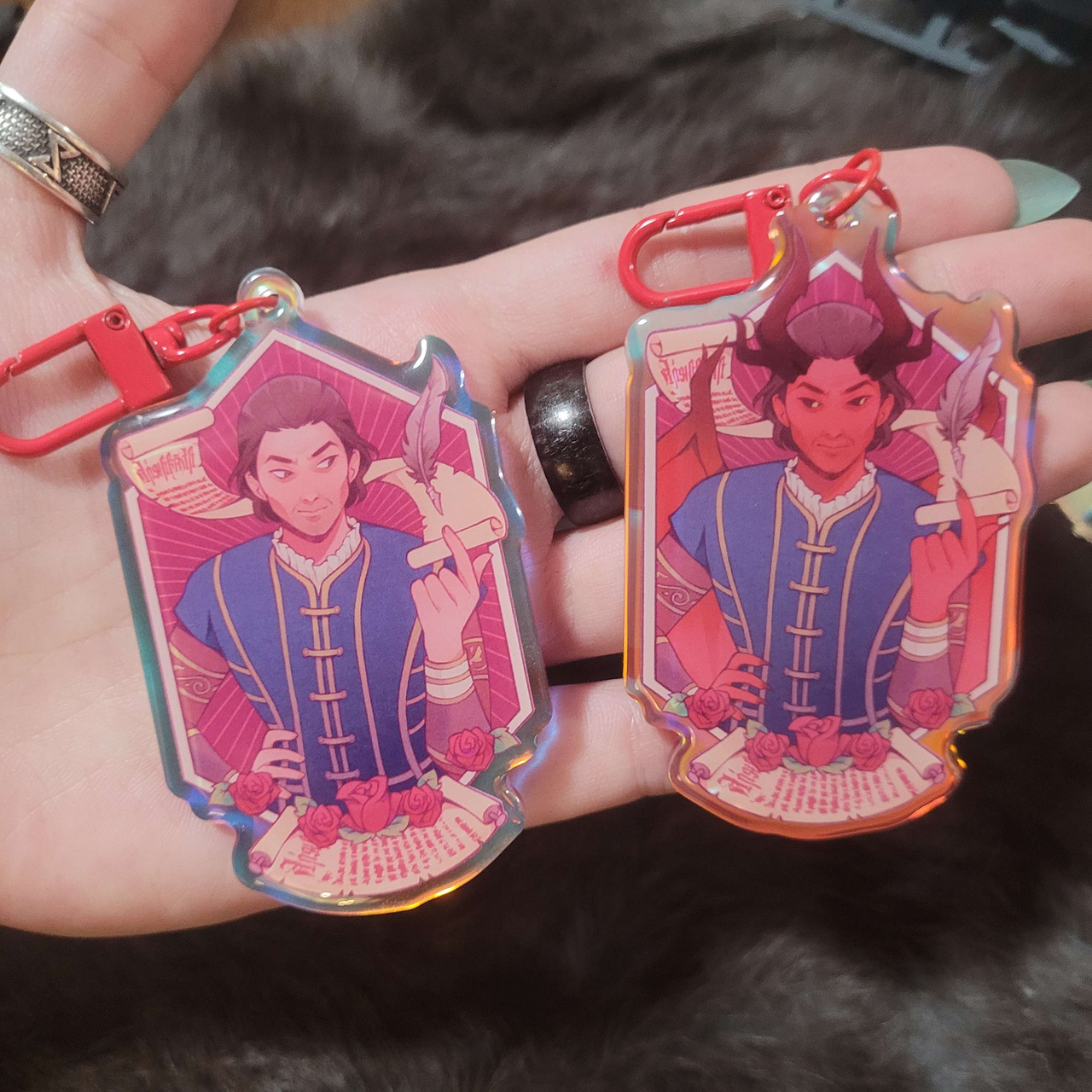 Raphael Hex Epoxy Charms