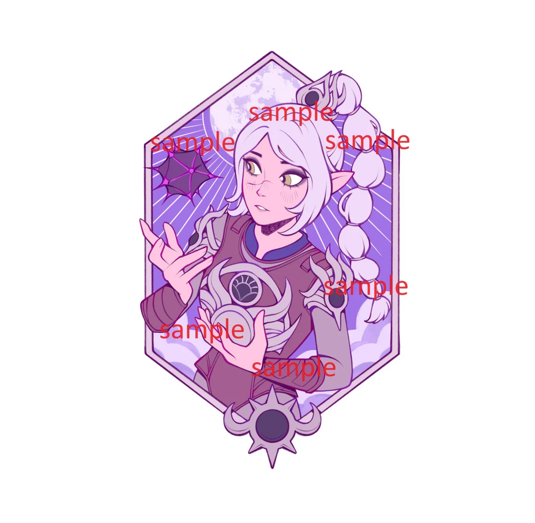 Shadowheart Selunite Enamel Pin ( PRE-ORDER )