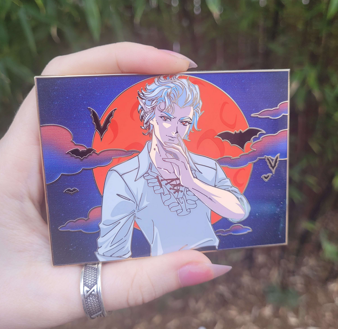 90s Anime Astarion Enamel Pin