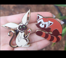 Load image into Gallery viewer, Momo &amp; Pabu Enamel Pins Avatar
