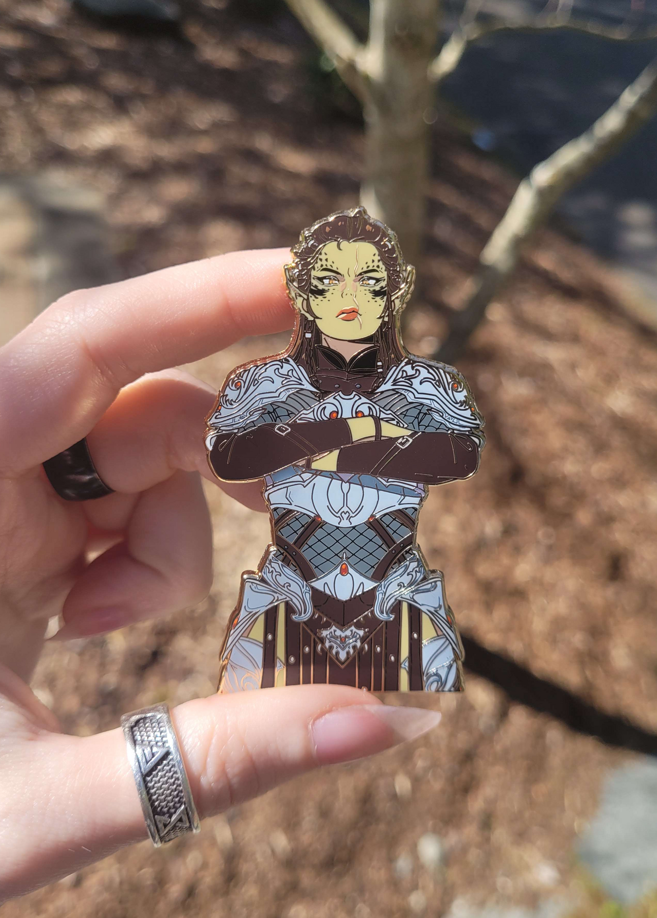 Lae'zel Enamel Pin