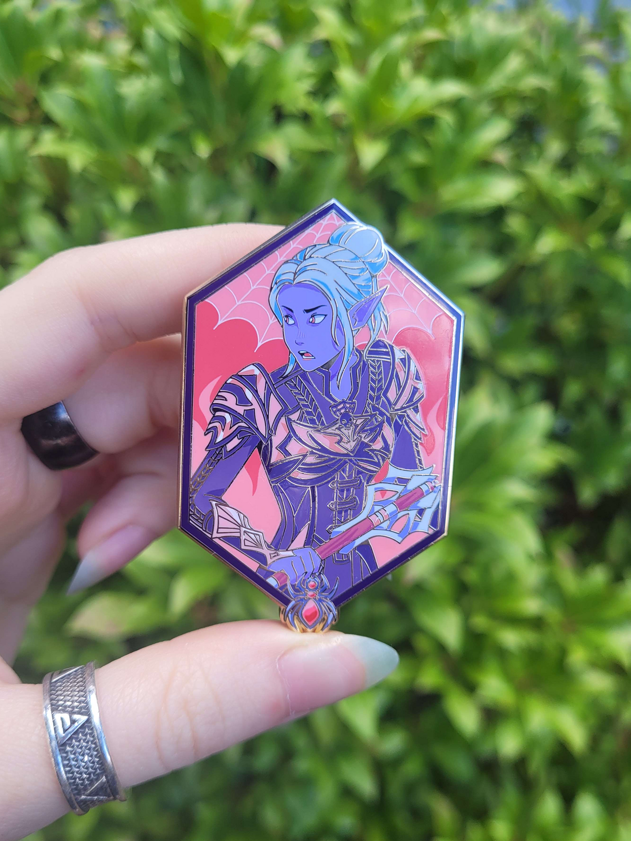 Minthara Hex Enamel Pin