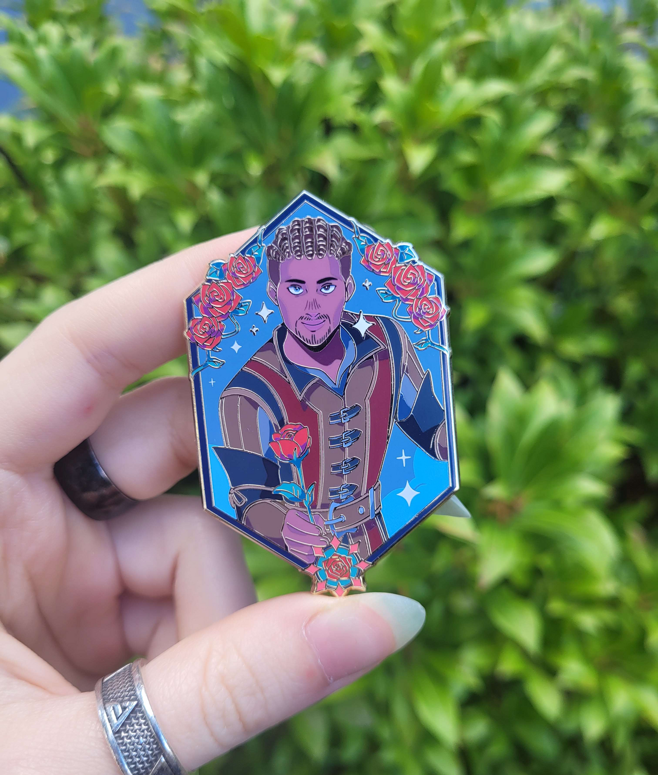 Wyll Hex Enamel Pin