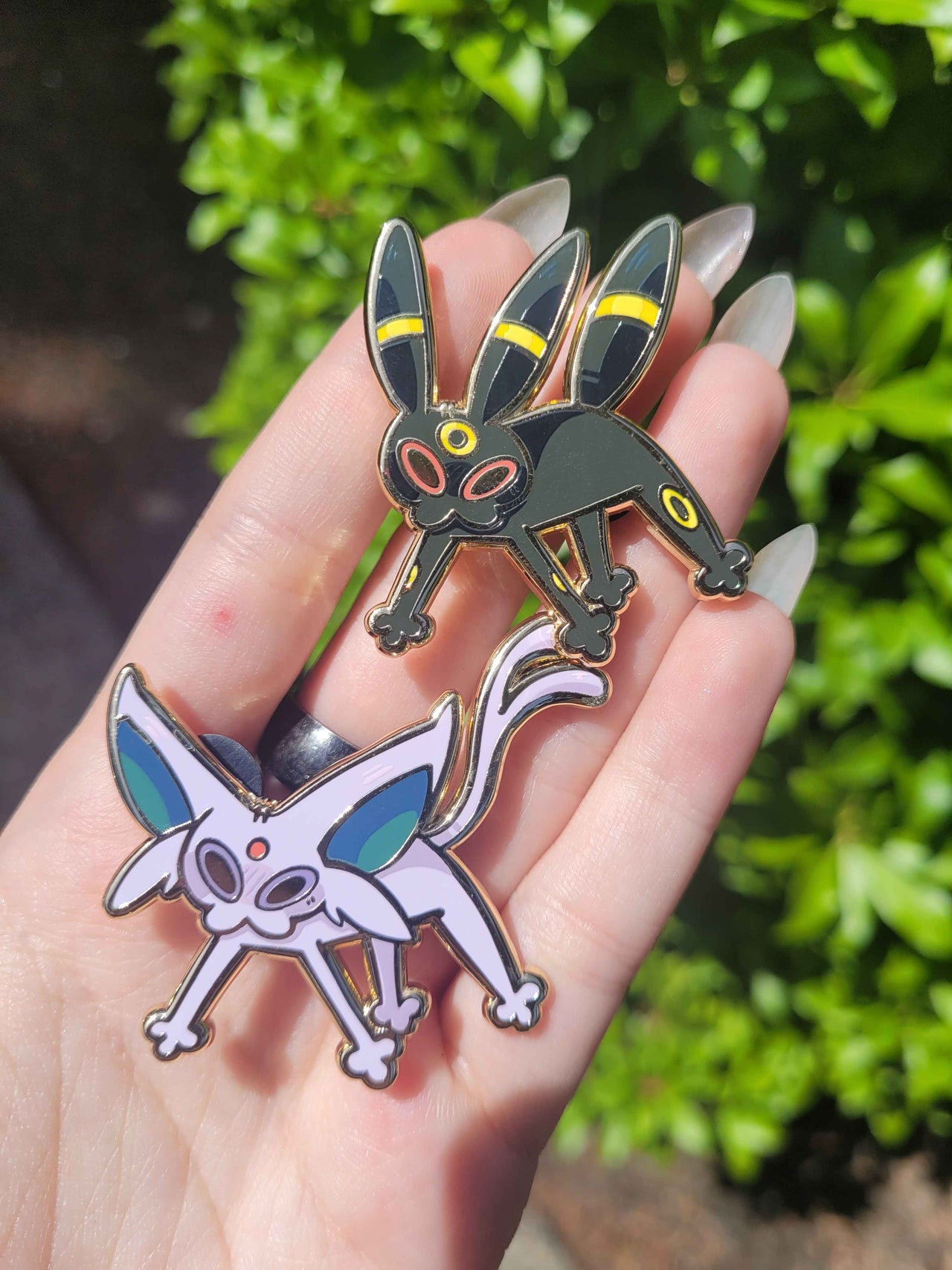 Espeon & Umbreon Enamel Pins