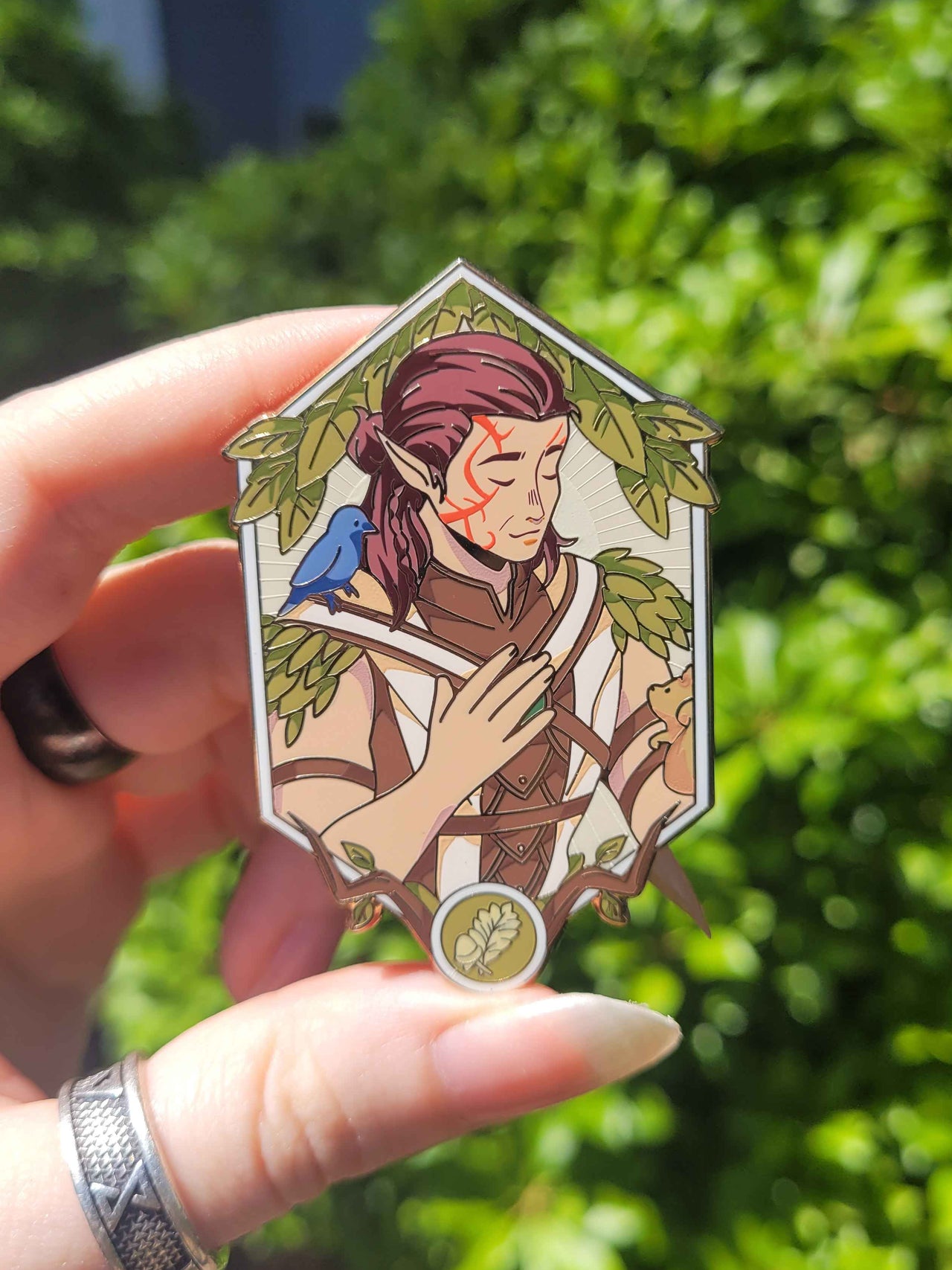 Halsin Hex Enamel Pin
