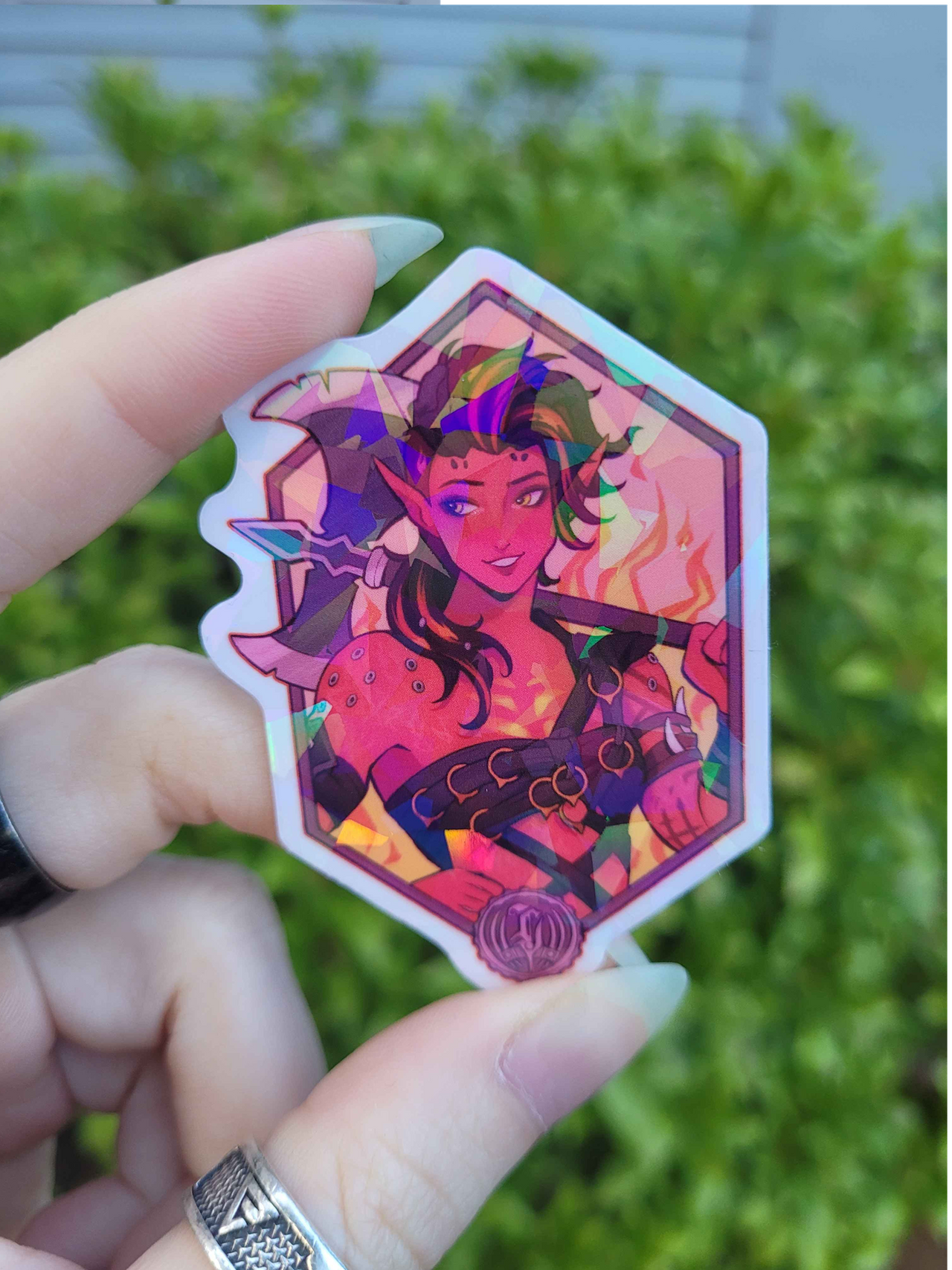 Karlach Hex Sticker