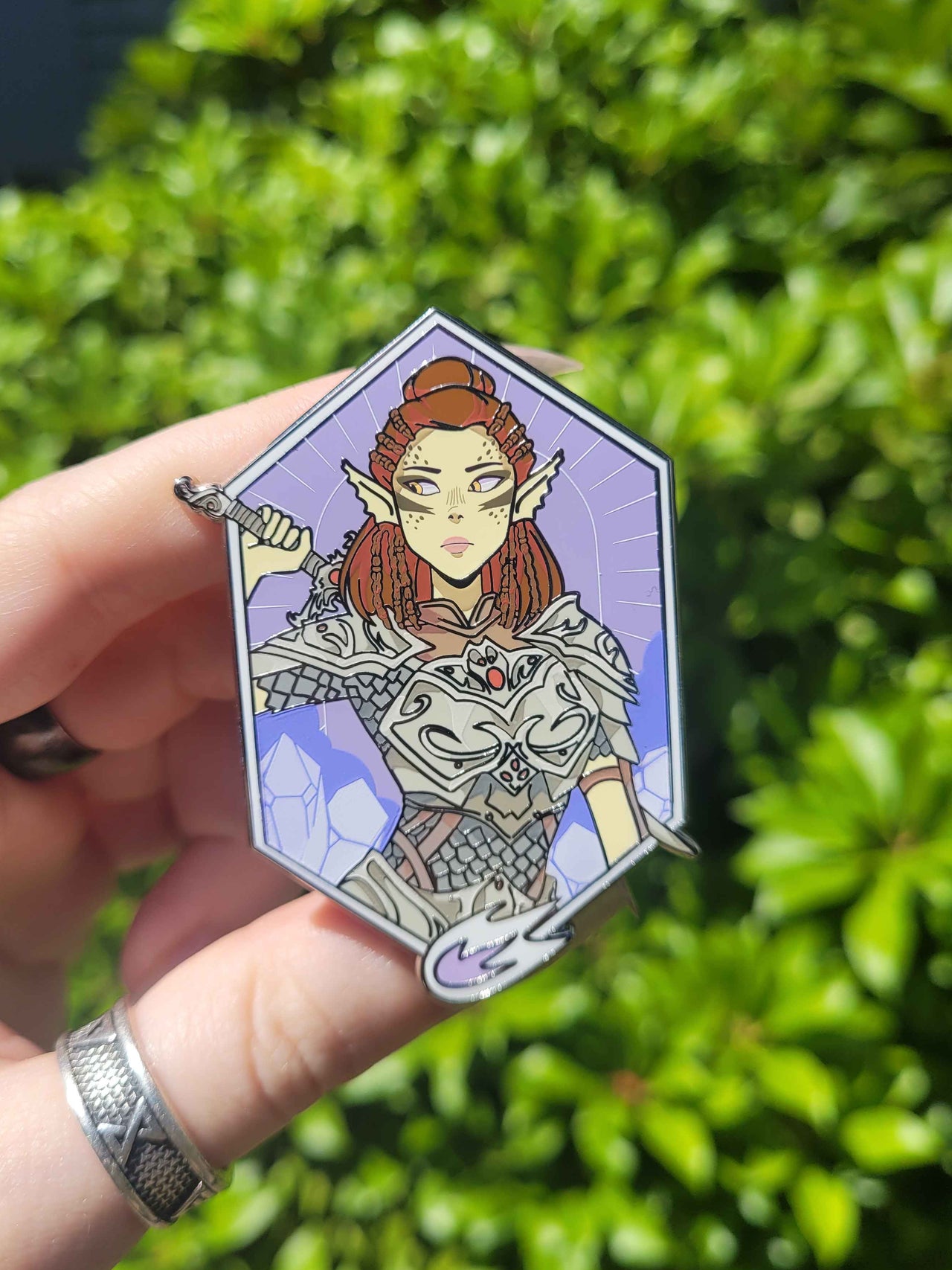 Lae'zel Hex Enamel Pin