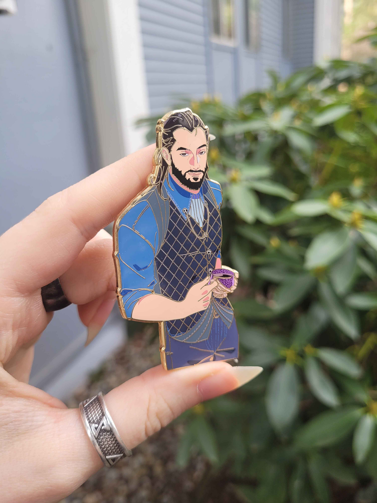 Lucanis Dragon Age Enamel Pin