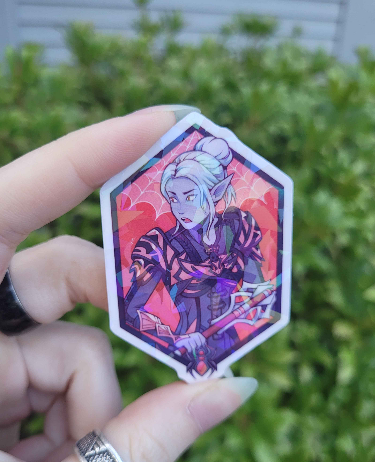 Minthara Hex Sticker