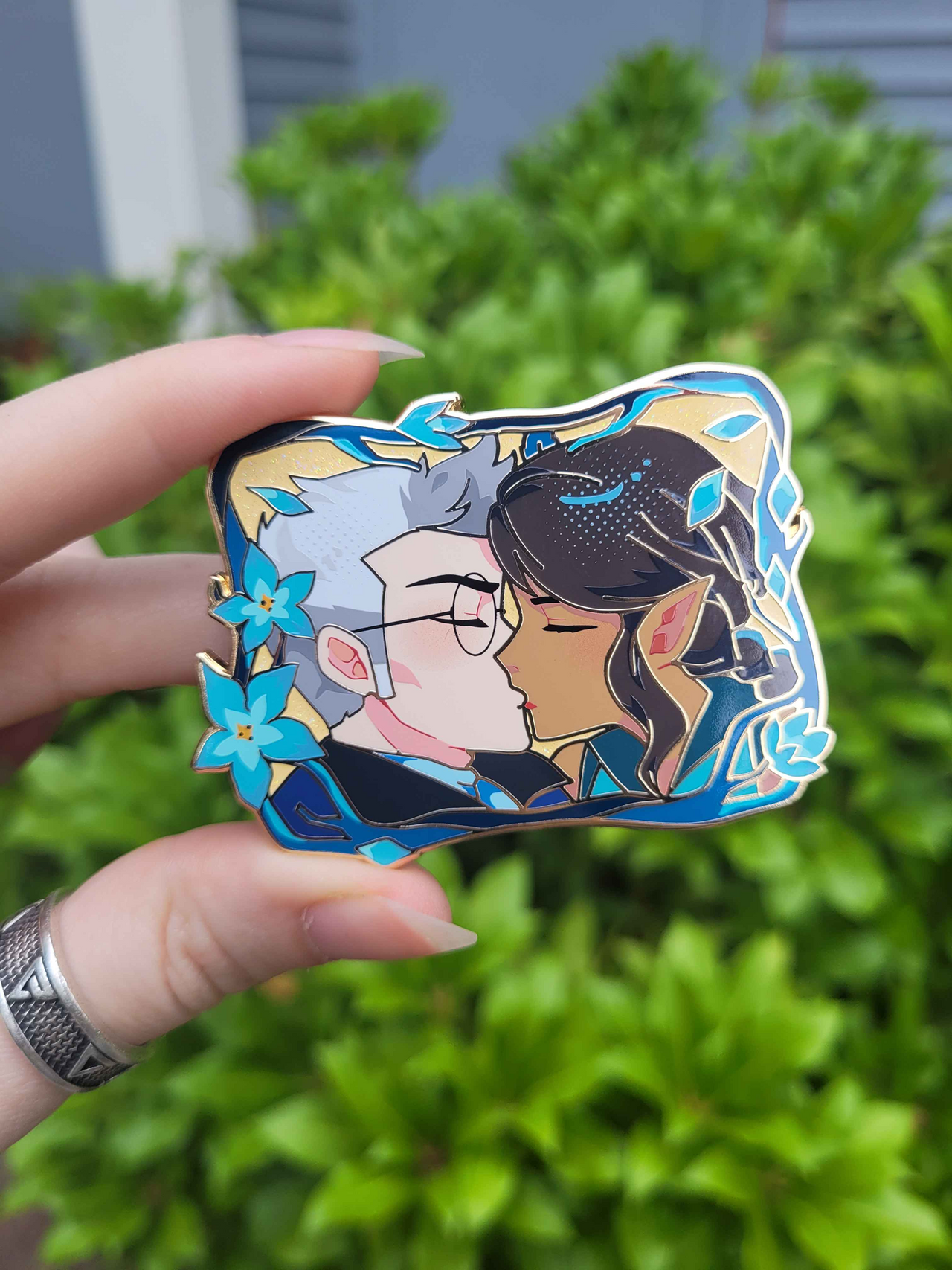 Vex x Percy Enamel Pin