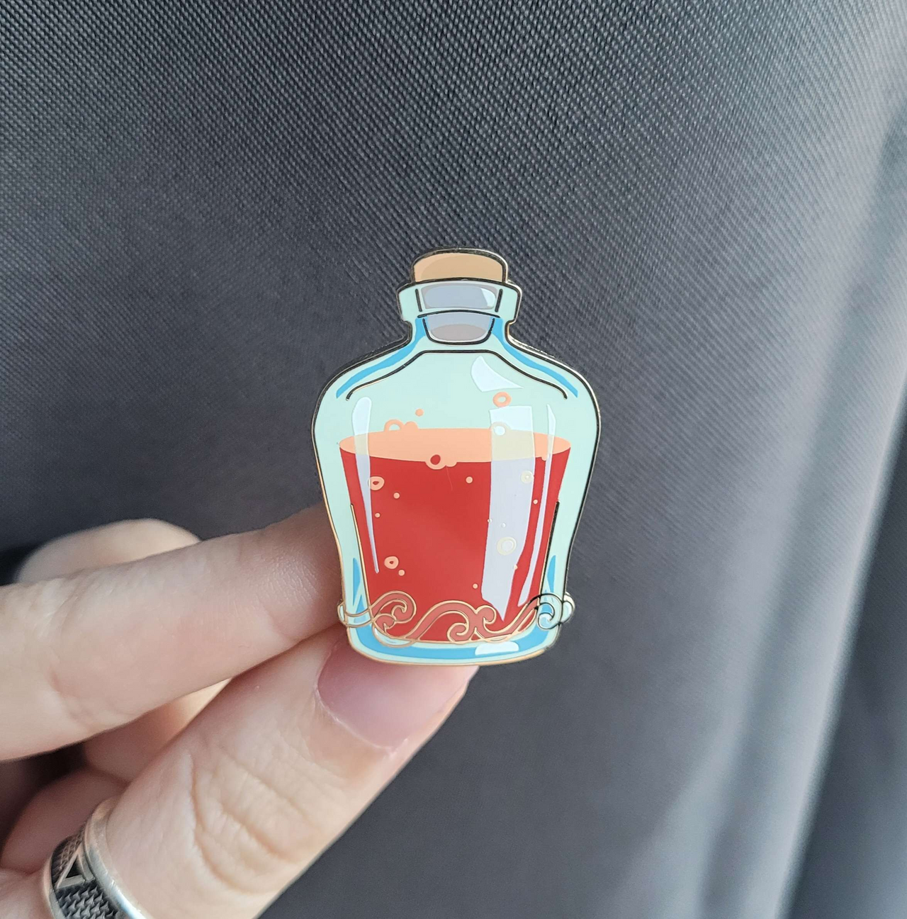 Health Potion Enamel Pin