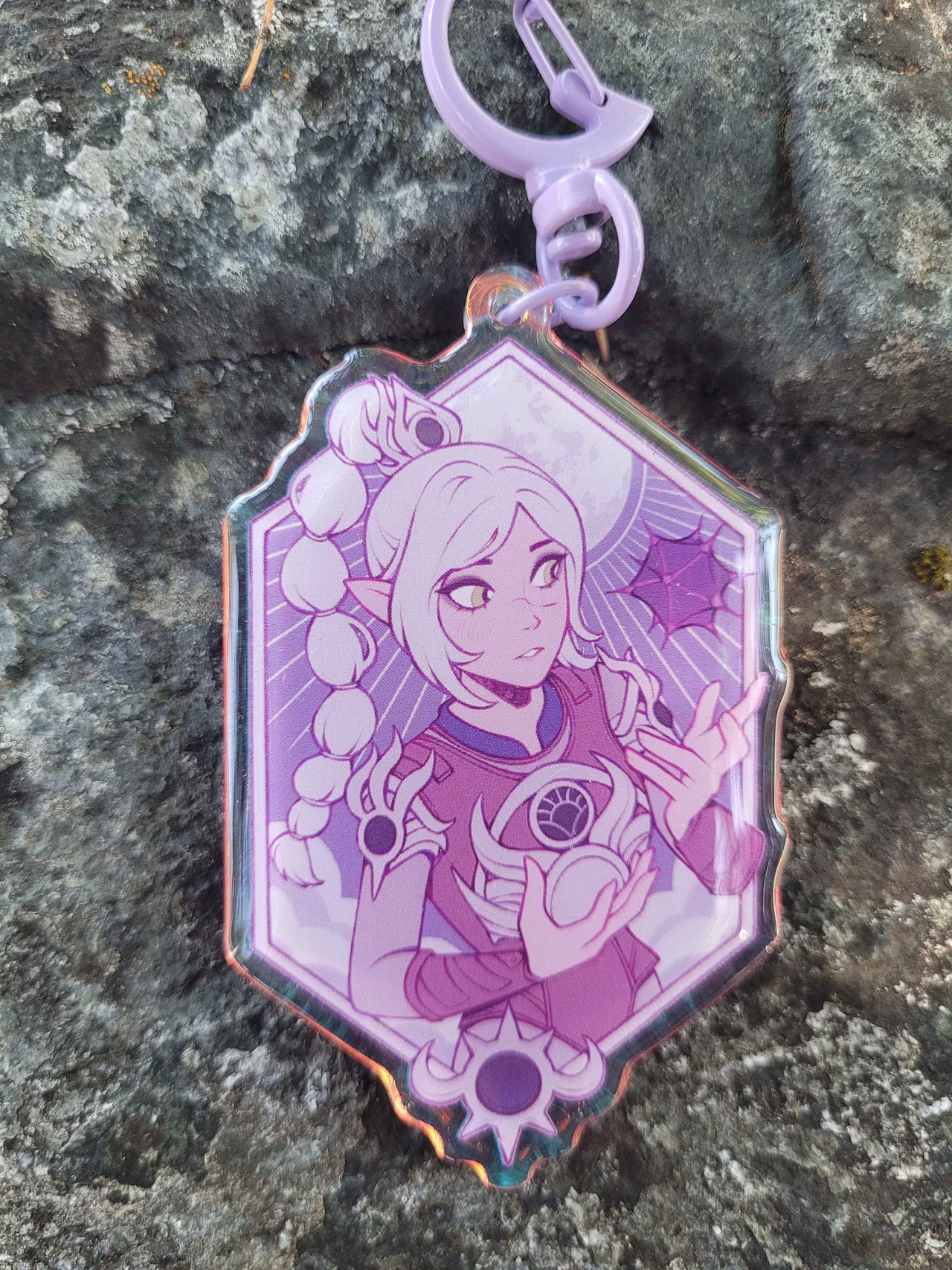 Shadowheart ( Selunite ) Hex Epoxy Charm