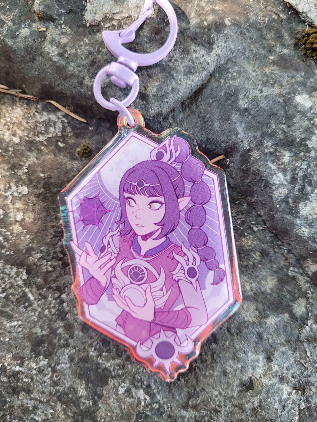 Shadowheart Hex Epoxy Charm