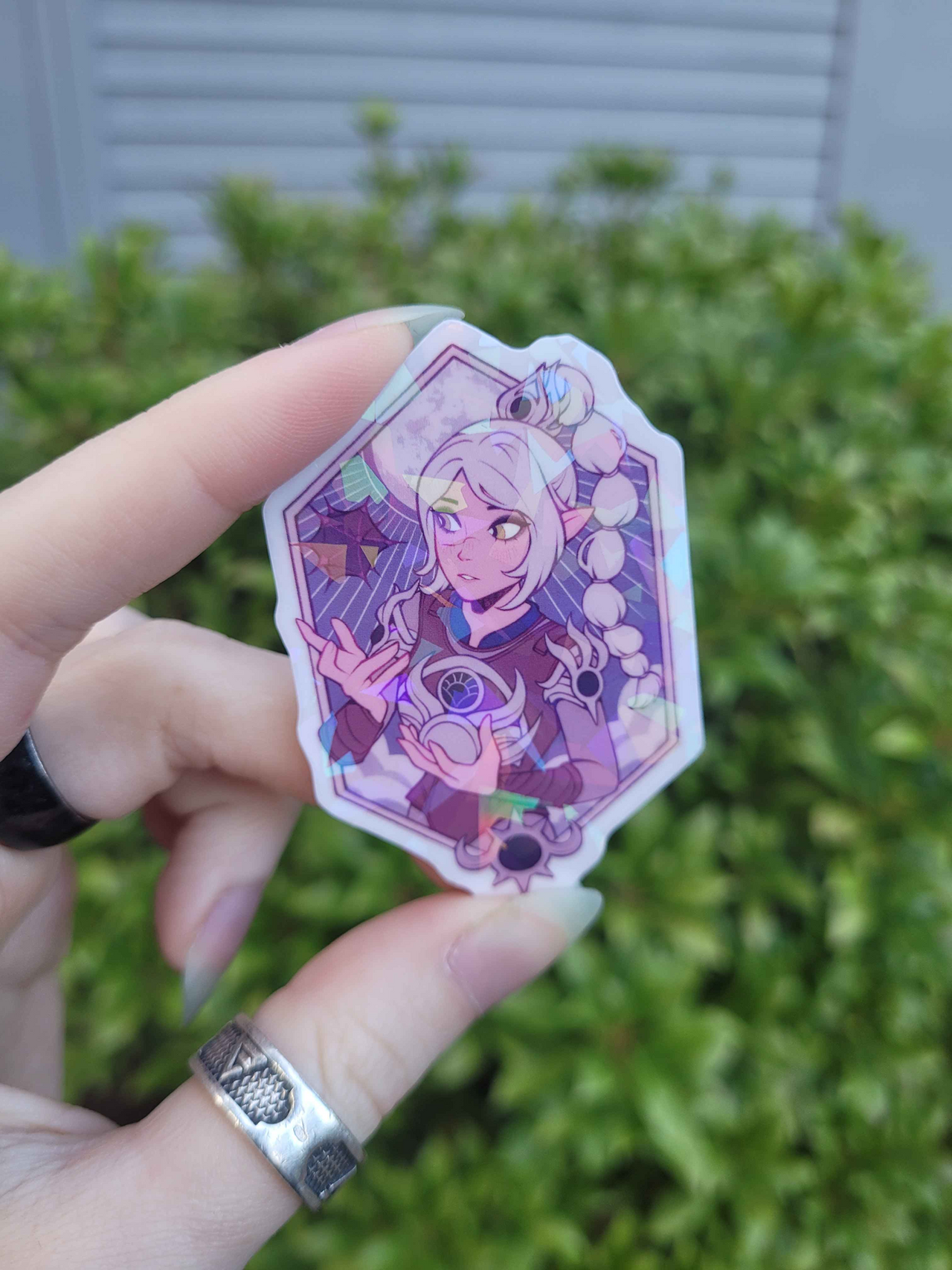 Shadowheart ( Selunite ) Hex Sticker