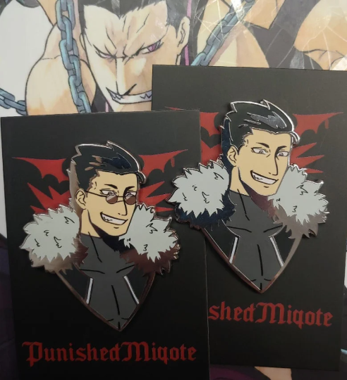 Greed Enamel Pin SET