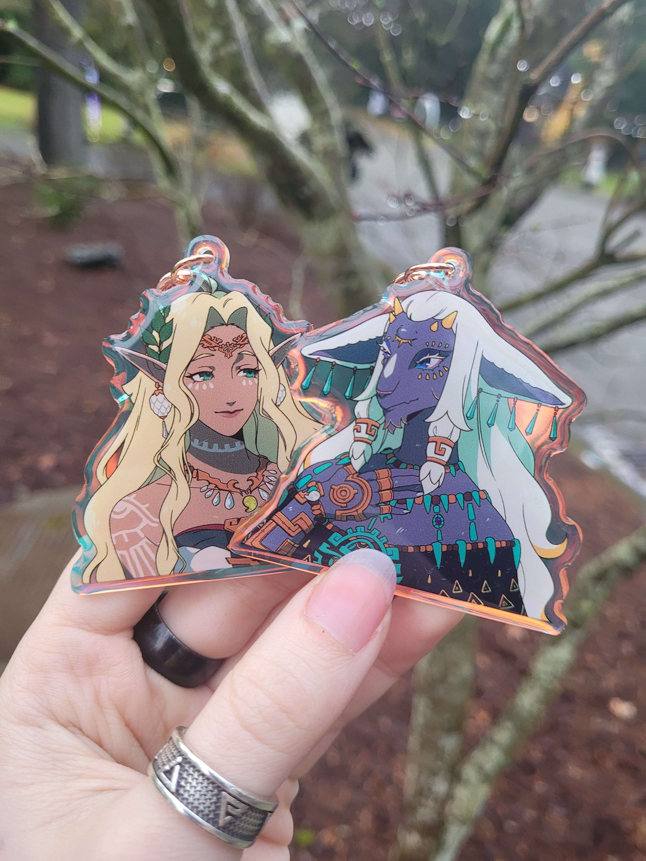 Rauru & Sonia Epoxy Charms