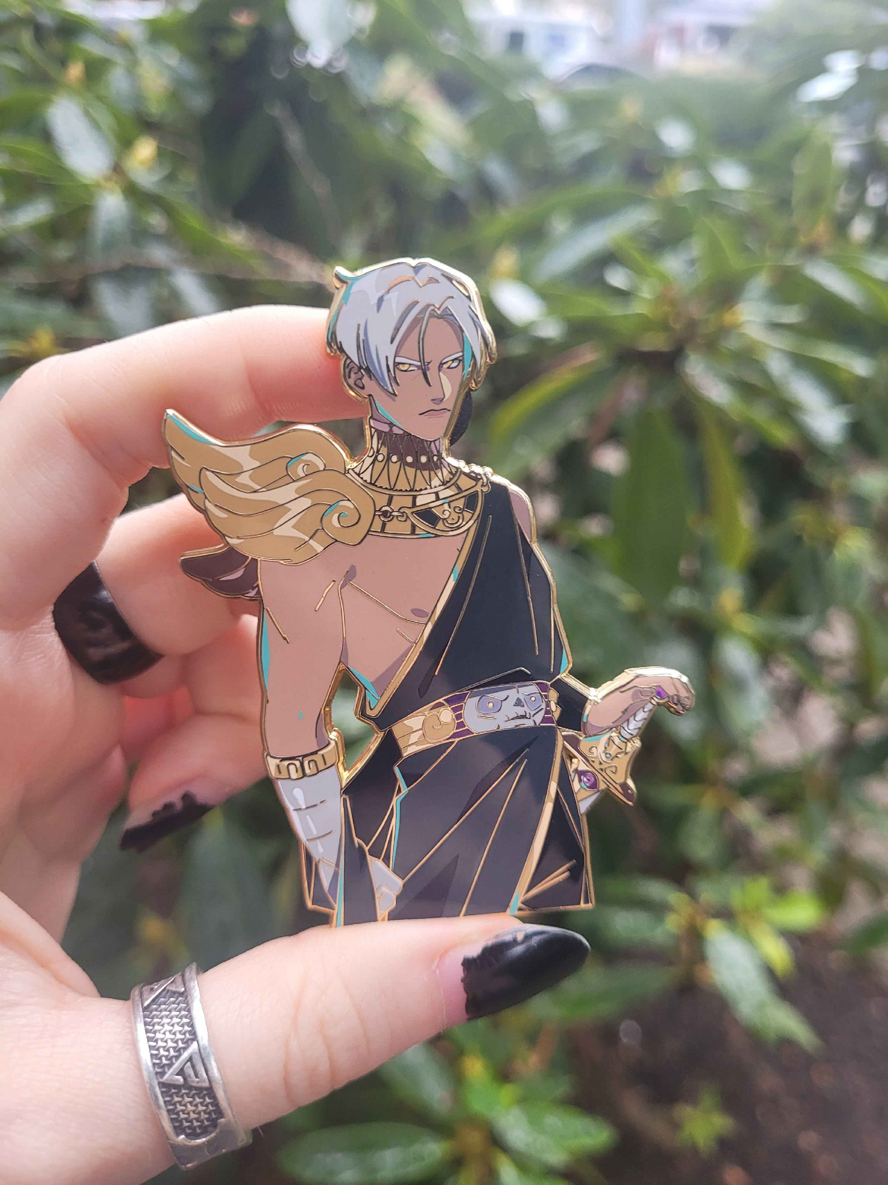 Thanatos Enamel Pin