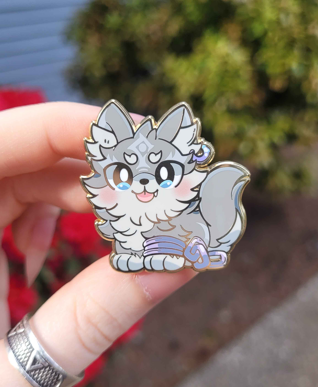 Wolf Link Enamel Pin
