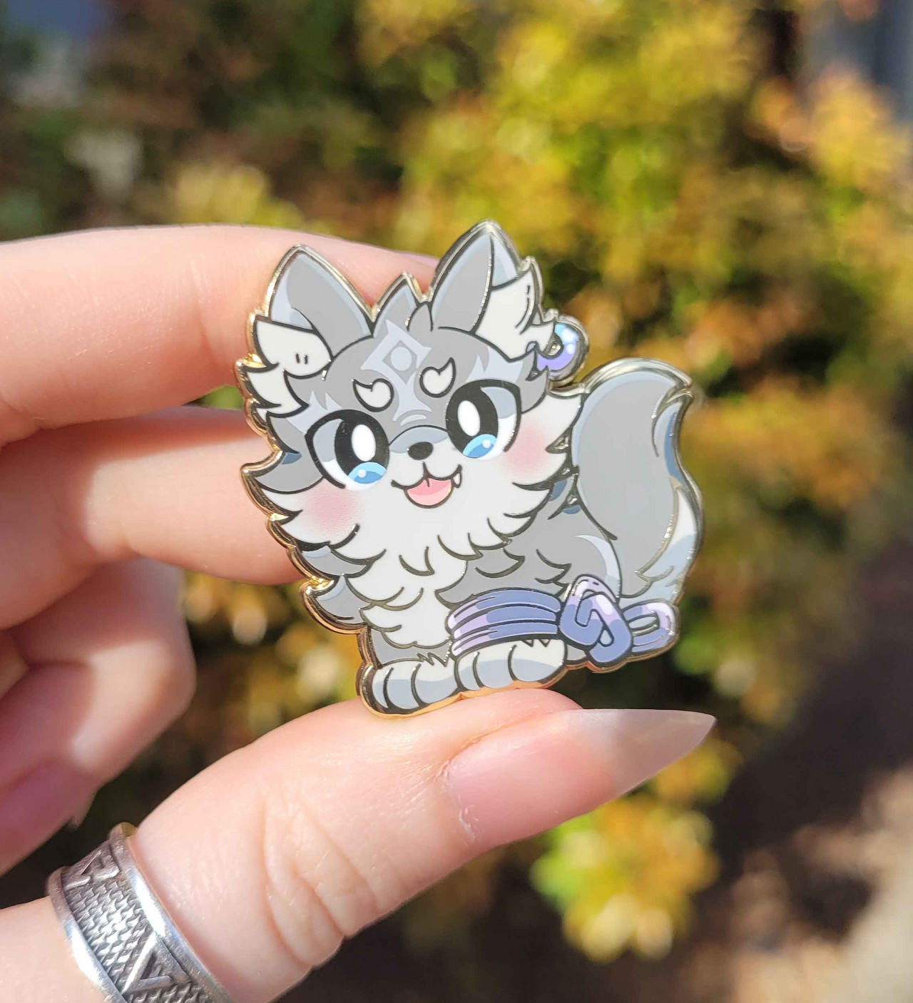 Wolf Link Enamel Pin