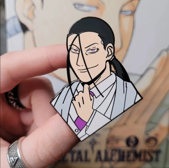 Kimblee Enamel Pin