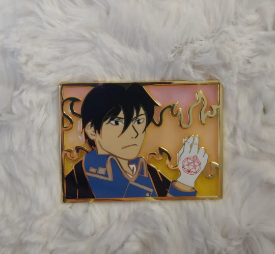 Roy Mustang FMAB Enamel Pin