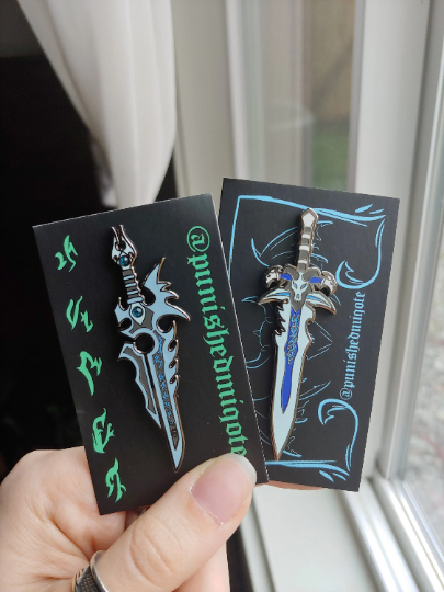 Frostmourne Enamel Pin