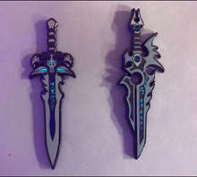 Load image into Gallery viewer, Shadowlands Anduin&#39;s Mourneblade Enamel Pin
